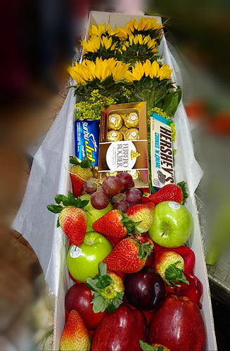GIRASOLES FRUTAS Y DULCES